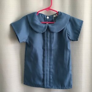 Girls Peter Pan collar blouse
